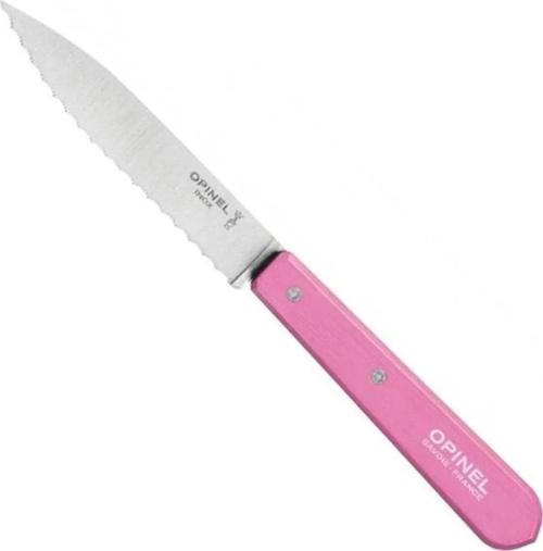 Essential No:113 Paslanmaz Çelik Tırtıklı Soyma Bıçağı Pembe