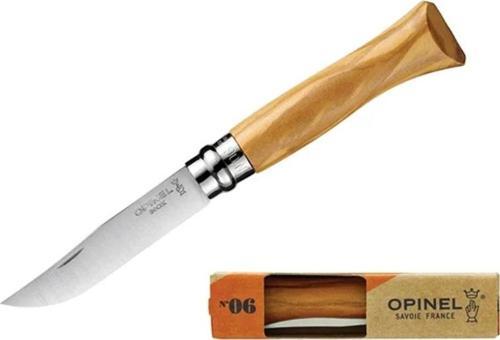 Inox No. 6 Zeytin Ahşap Saplı Paslanmaz Çelik Çakı