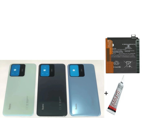 REDMİ NOTE 12S Uyumlu ARKA BATARYA KAPAĞI,BATARYA VE B70