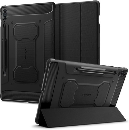 Galaxy Tab S10 Plus / Tab S9 Plus Kılıf Rugged Armor Pro Black - Teşhir