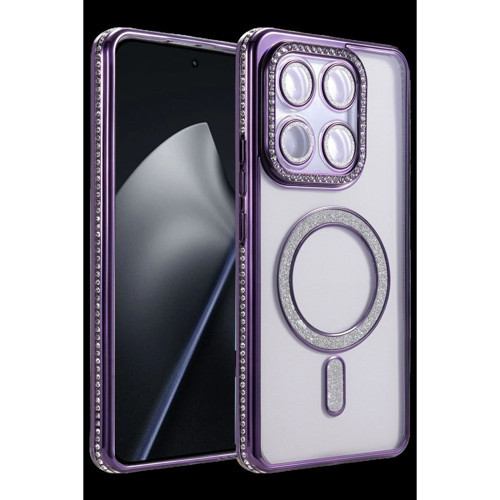 Newface Xiaomi Mi 17t Joke Simli Magneticsafe Kılıf - Derin Mor