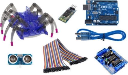 Bluetooth Kontrollü Örümcek Robot Kiti