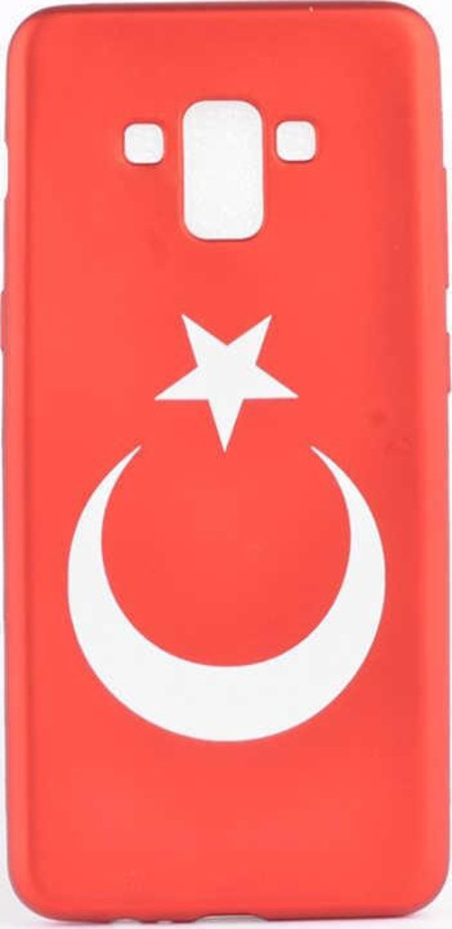 Galaxy J7 Duo Kılıf Zore Bayrak Silikon