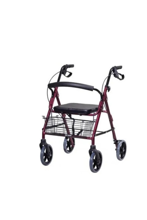 Tekerlekli Yürüteç Walker Ekonomik Rollator Hasta Yaşlı Yürüteci
