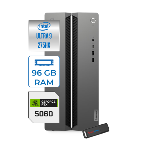 Loq Tower 17IAX10 Intel Core™ Ultra 9 275HX Aı 96GB Ddr5 2tb SSD Nvıdıa 8GB/RTX5060 WIN11PRO Gaming Masaüstü Bilgisayar 91AY007GTRP34+ZETTAUSBBELLEK