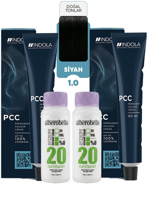 Saç Boyası ve Oksidan 60 Ml. (2'şer Adet)
