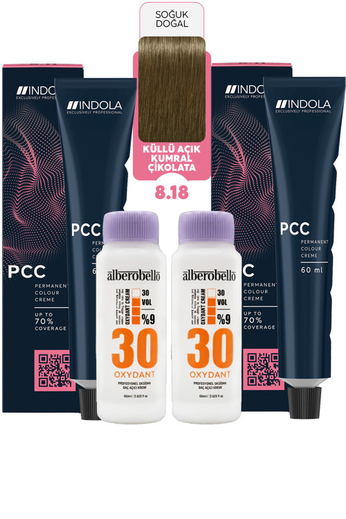 Saç Boyası ve Oksidan 60 Ml. (2'şer Adet)