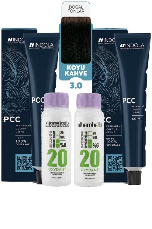 Saç Boyası ve Oksidan 60 Ml. (2'şer Adet)