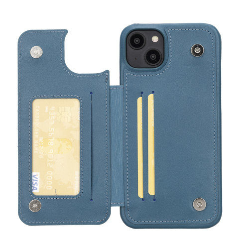 Apple iPhone 14 Plus Uyumlu Deri Kılıf UBW BRN4EF