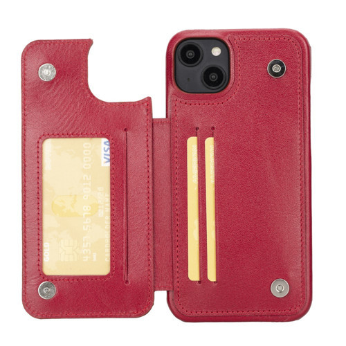 Apple iPhone 14 Plus Uyumlu Deri Kılıf UBW V4EF