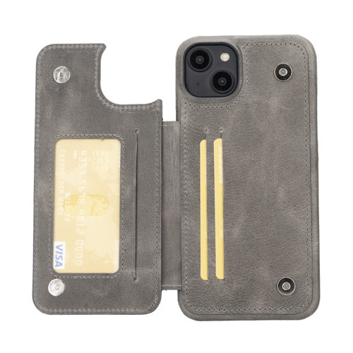 Apple iPhone 14 Plus Uyumlu Deri Kılıf UBW TN18EF