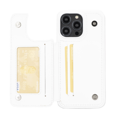 Apple iPhone 14 Pro Max Uyumlu Deri Kılıf UBW F3