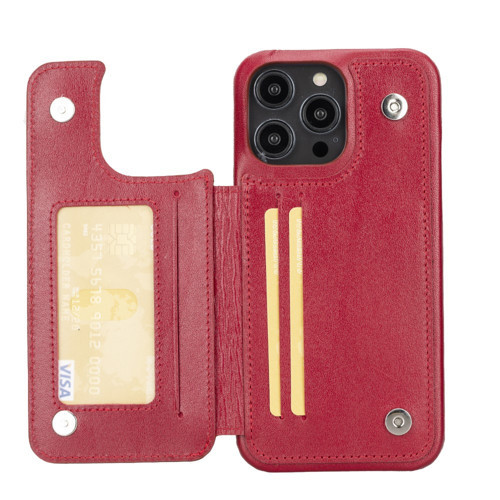 Apple iPhone 14 Pro Max Uyumlu Deri Kılıf UBW V4EF