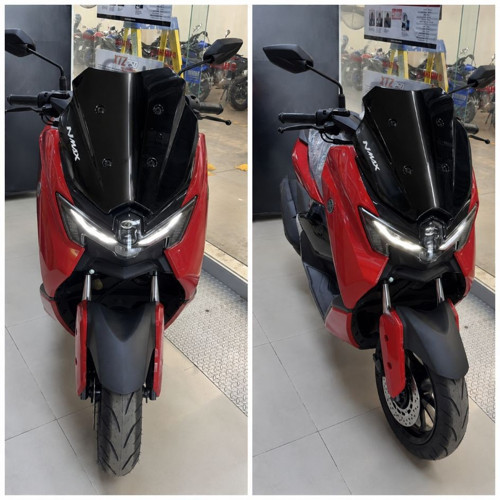 Yamaha Nmax 125/155 2025-206 Spor Ön Cam Siperlik Full Siyah Renk