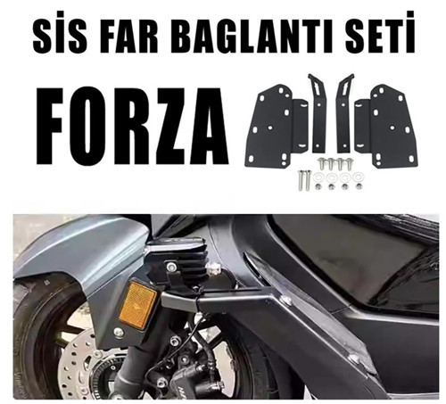 Honda Nss Forza 250 2018-2025 Sis Farı Bağlantı Aparatı Braket Seti