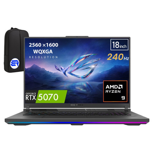 Rog Strix G18 G814PP-S9002EP2 Ryzen 9-8940HX 64GB 1tb SSD RTX5070 115W 18'' Wqxga 240Hz Windows 11 Pro + Elektropasaj Ça