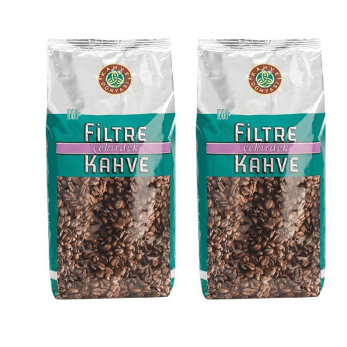 Kahve Dünyası Filtre Çekirdek Kahve 1kg x2