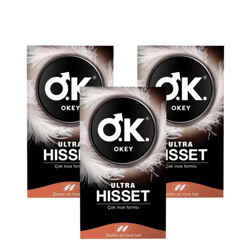 Ultra Hisset Prezervatif 10'lu x3