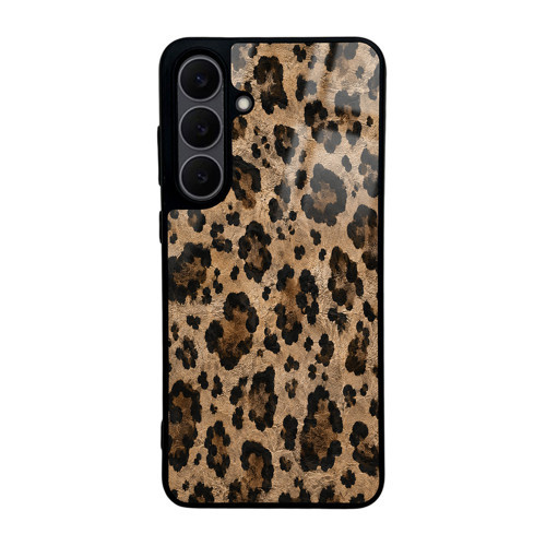 Galaxy S25 FE Kılıf Kamera Korumalı Desenli MKST Lusi Kapak - Kahve Leopar