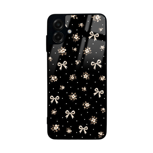 Galaxy A07 Kılıf Kamera Korumalı Desenli MKST Lusi Kapak - Gold Fiyonk