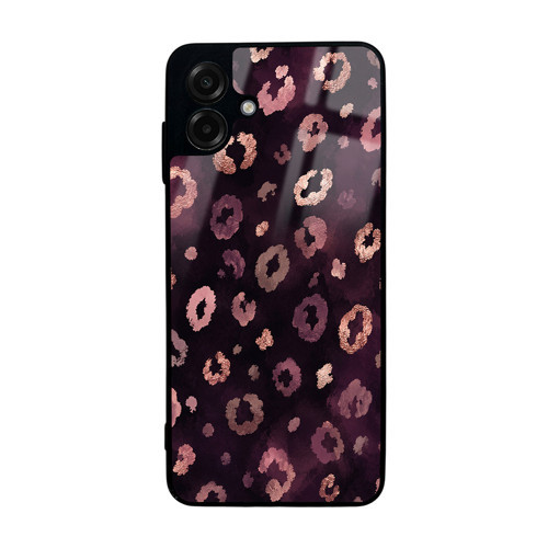 Galaxy A07 Kılıf Kamera Korumalı Desenli MKST Lusi Kapak - Pembe Leopar