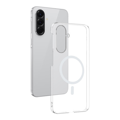 Galaxy A27 Kamera Korumalı M-Safe Şarj Özellikli Şeffaf MKST London Sert PC Kapak - Şeffaf
