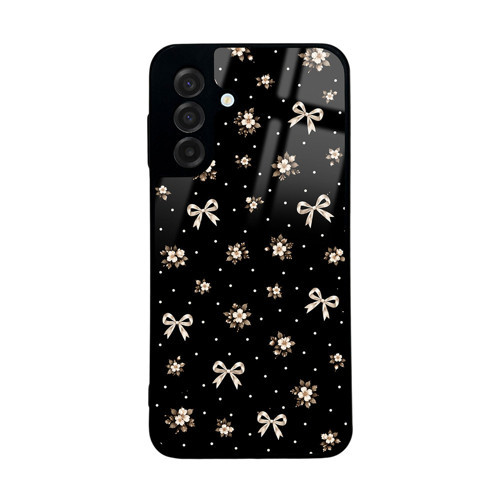 Galaxy A17 Kılıf Kamera Korumalı Desenli MKST Lusi Kapak - Gold Fiyonk