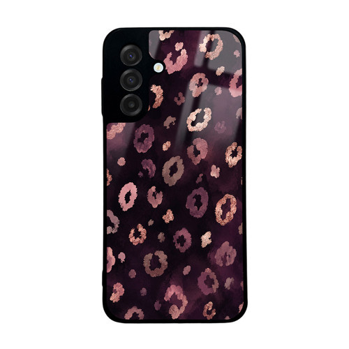 Galaxy A17 Kılıf Kamera Korumalı Desenli MKST Lusi Kapak - Pembe Leopar