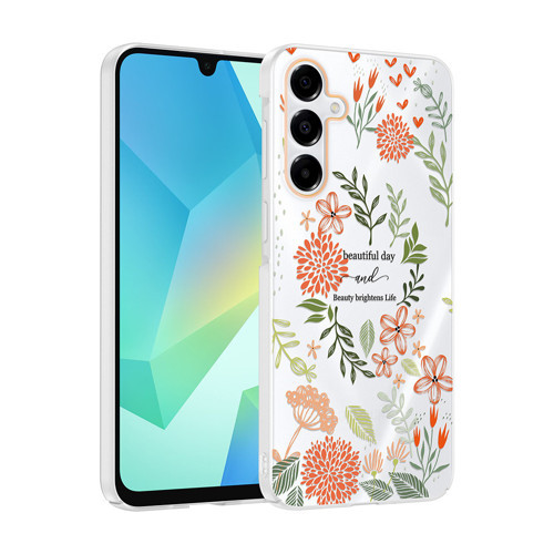 Galaxy A17 Kılıf Kamera Korumalı Desenli MKST Klip Kapak - Beautiful