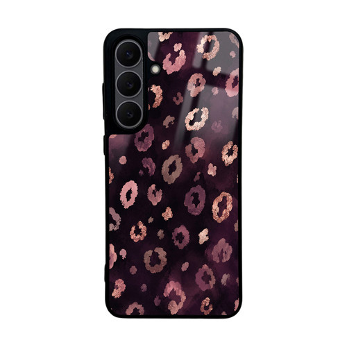 Galaxy S25 FE Kılıf Kamera Korumalı Desenli MKST Lusi Kapak - Pembe Leopar