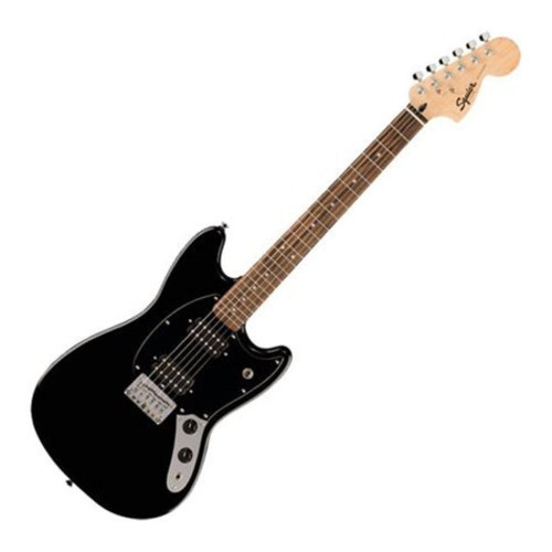 Sonic Mustang HH Laurel Klavye BPG Black Elektro Gitar