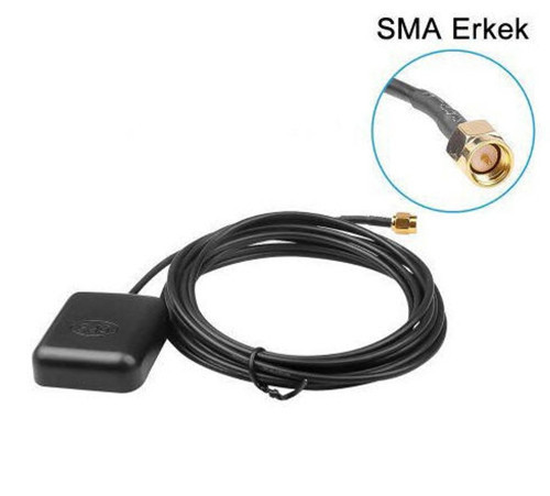 Gps Anten Navigasyon Gps Alıcısı Araba Navigasyon 1575.42 Mhz Sma Erkek Konnektör