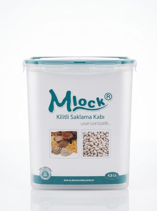 Moonstar Mlock Sızdırmaz Kilitli Saklama Kabı – 3D Yazıcı Filament Koruma ve Bakliyat Erzak Kutusu, Nem Geçirmez Mat Şef