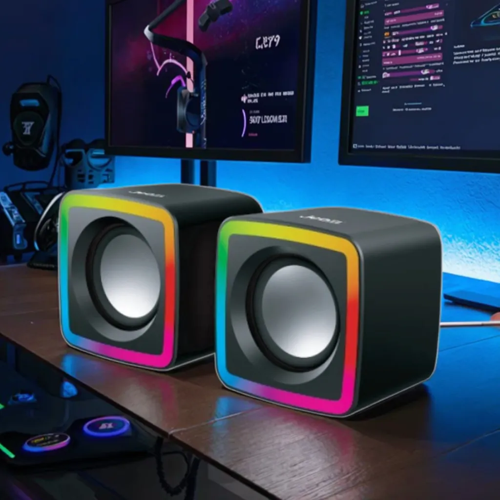 JEDEL S575 RGB taşınabilir Mini hoparlör 3.5mm Jack