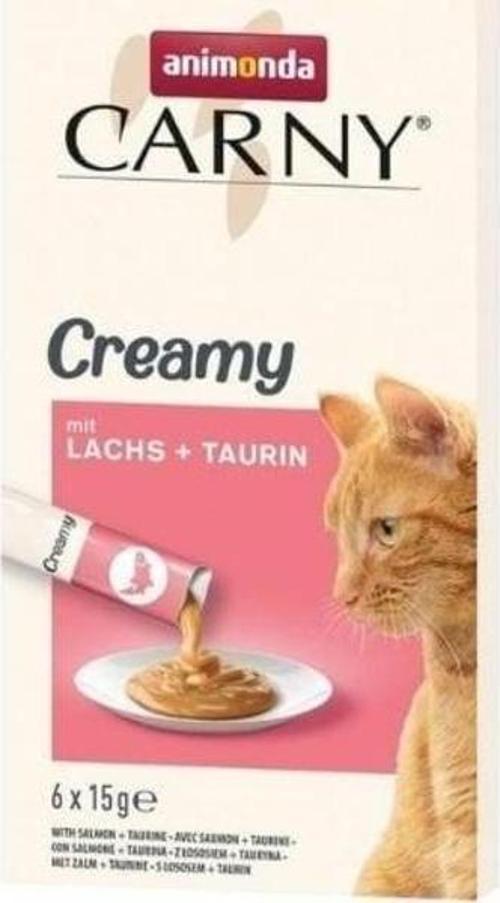 Snack Carny Somonlu ve Taurinli Sıvı Kedi Ödül Maması 6 Adet 15 Gr