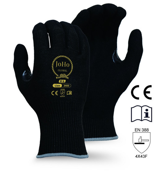 JOHO LION 3400 F KESİLMEZ FUL KAPLI NİTRİL MONTAJ ELD ELDİVENİ