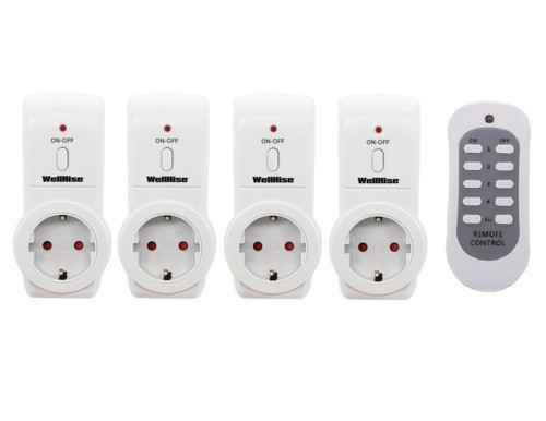 Priz 4'lü Uzaktan Kumandalı Priz 4+1 3680W Çocuk Korumalı Priz