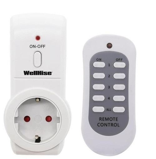 Tekli Uzaktan Kumandalı Priz 1+1 3680W