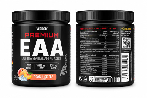 Premium EAA Amino Acid All 9 Essential Amino acid 325 Gr - Peach Ice Tea