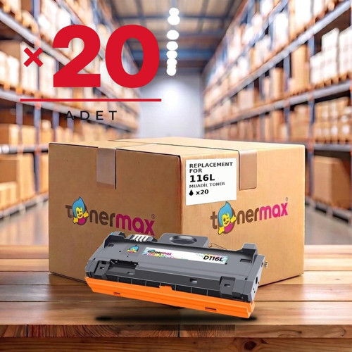 Samsung MLT-D116L Muadil Toner 20'li Avantaj Paket/ M2625 / M2626 / M2826 / M2876 / M2675 / M2825 / M2826