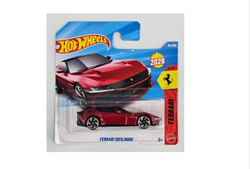 Ferrari 12CILINDRI D Case 2026 1/64 Ölçekli Metal Araç Koleksiyonluk Detaylı Tasarım