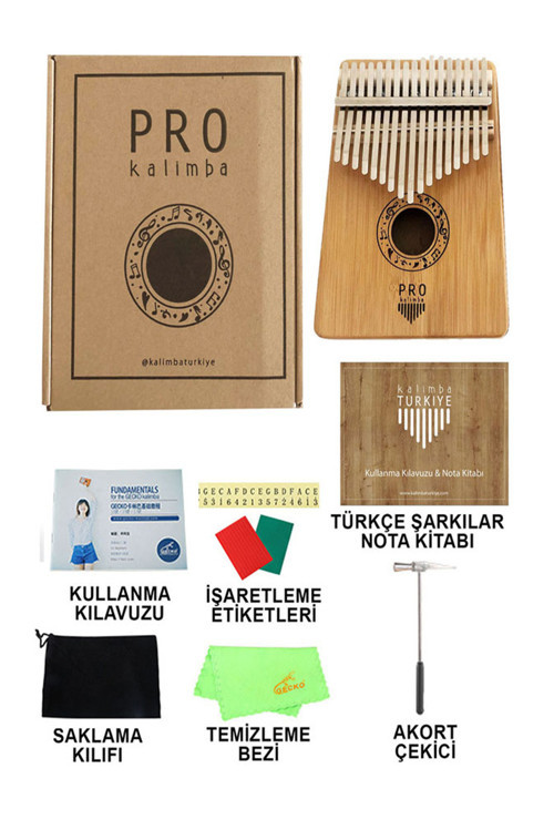 Pro Kalimba Bambu Ağacı Gecko K17BA