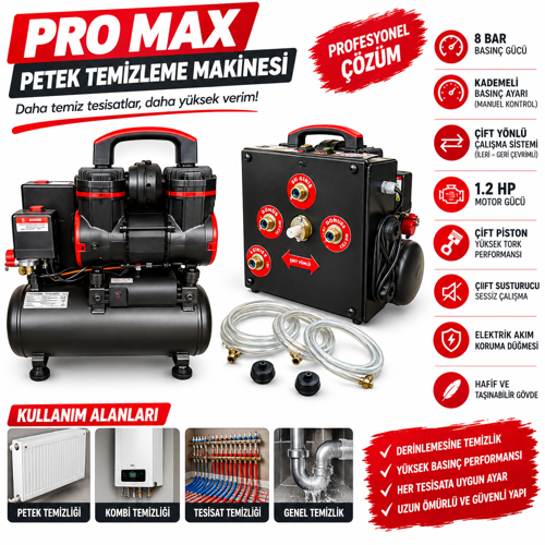 Pro Max Çift Yönlü Petek Temizleme Makinesi