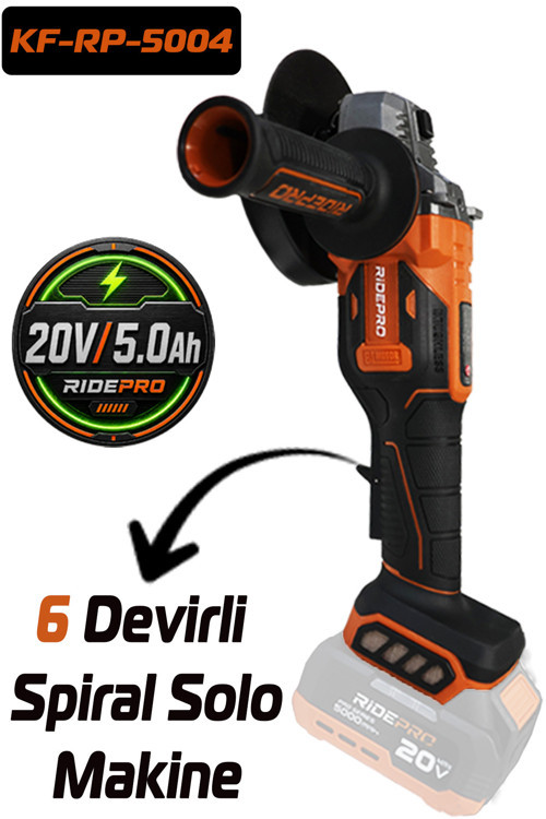 KF-RP-5004 6 DEVİRLİ ŞARJLI SPİRAL SOLO MAKİNE