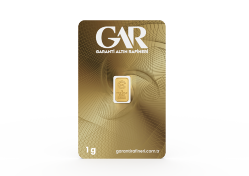 GarantiGold 1 Gr Külçe Altın