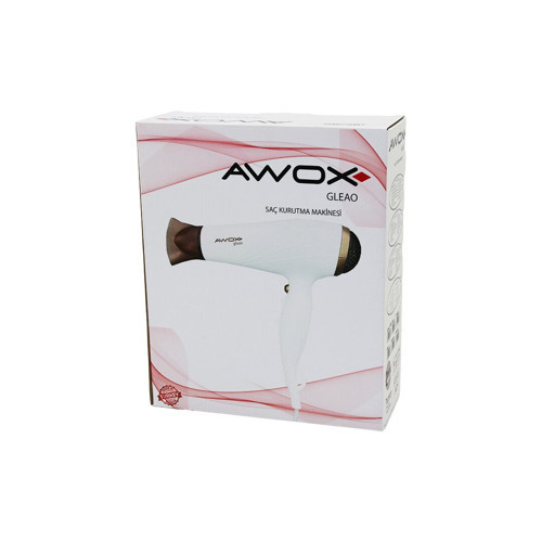 AWOX GLEAO BEYAZ SAÇ KURUTMA - FÖN MAKİNESİ SOĞUK ÜFLEME 2 KADEME FAN - 3 KADEME SICAKLIK 1700-2000W