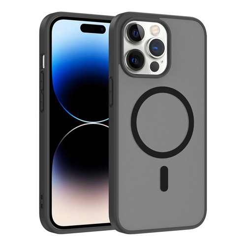 iPhone 14 Pro Max Kılıf MagSafe Kamera Korumalı Mat Parmak İzi Tutmayan