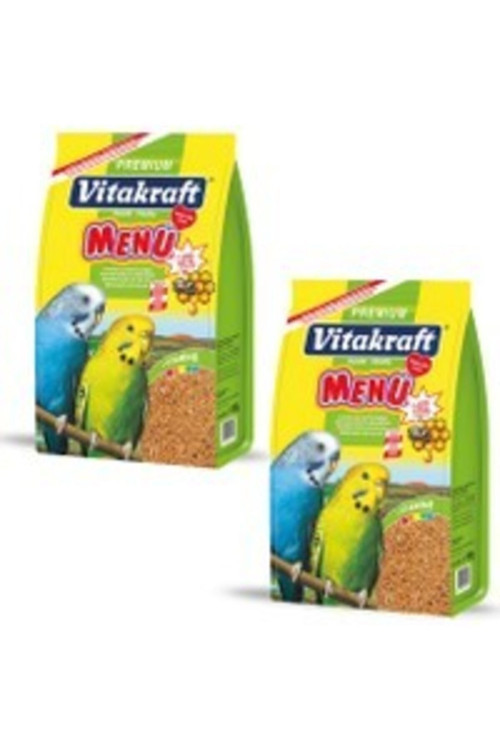 Menu Premium Ballı Muhabbet Kuşu Yemi 1000 Gr X 2 Adet