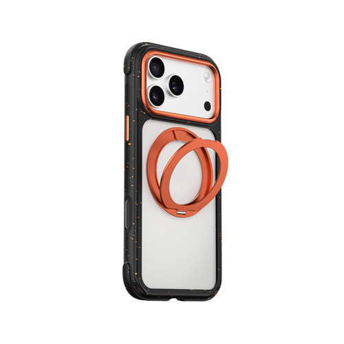 iPhone 18 Pro Kılıf M-safeli Wiwu AA-203 AeroArmor Ultra Serisi Airbag Tasarımlı Standlı Kapak Siyah