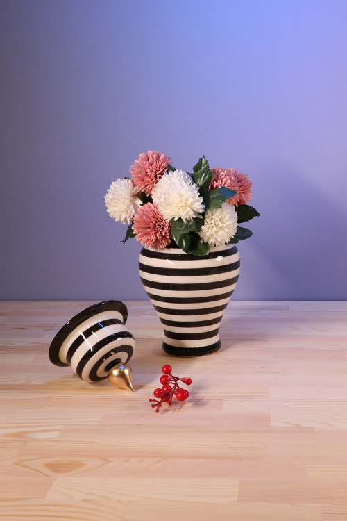 Şah Küp Klasik Zebra 25 Cm